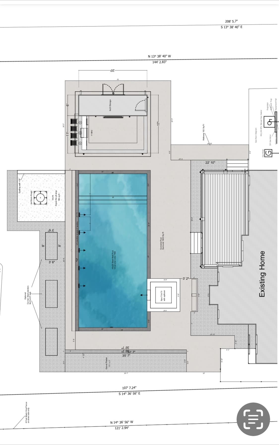 Commercial pool with expansive deck and shared-use amenities.